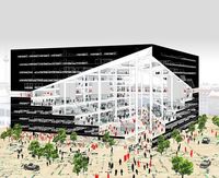 Proposal for the new Axel Springer Media Center in Berlin