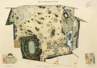 Plan von Charlottenhof oder Siam