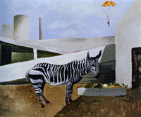 Zebra and Parachute